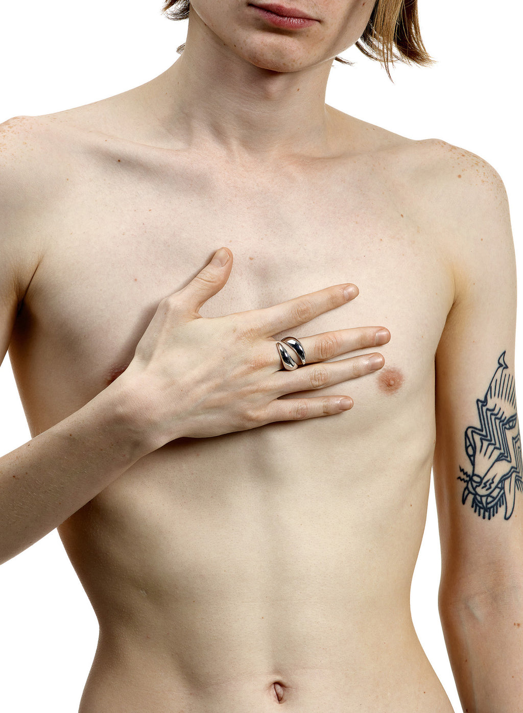 Raptor Ring - Rhodium vermeil