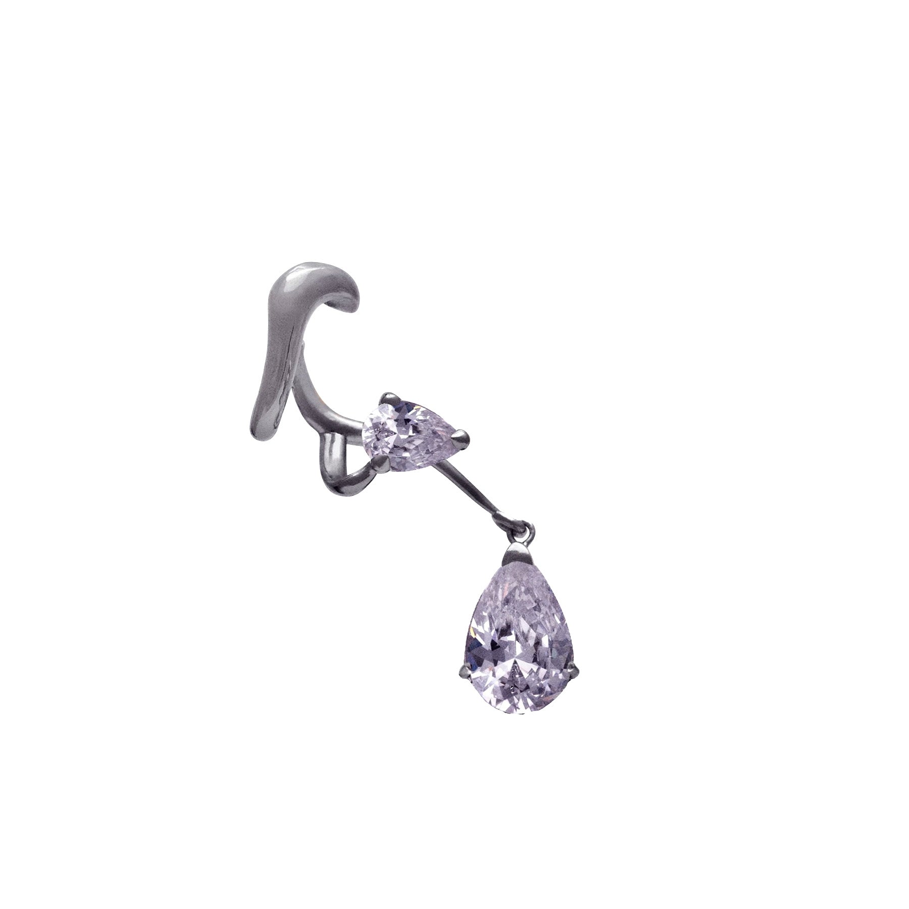 Nano Hybrid Alien Drop Ear Cuff - Single (Right)