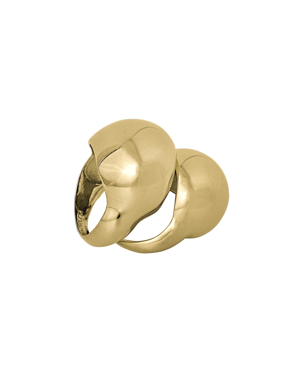Blown Sphere Ring Set - Gold Vermeil