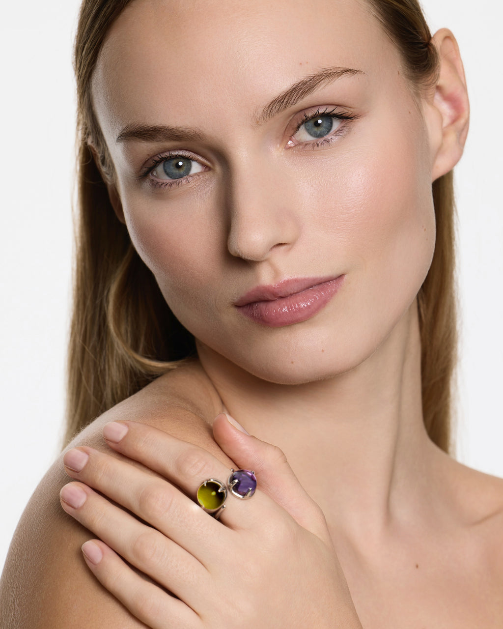 Climax Purple Ring – Rhodium Vermeil