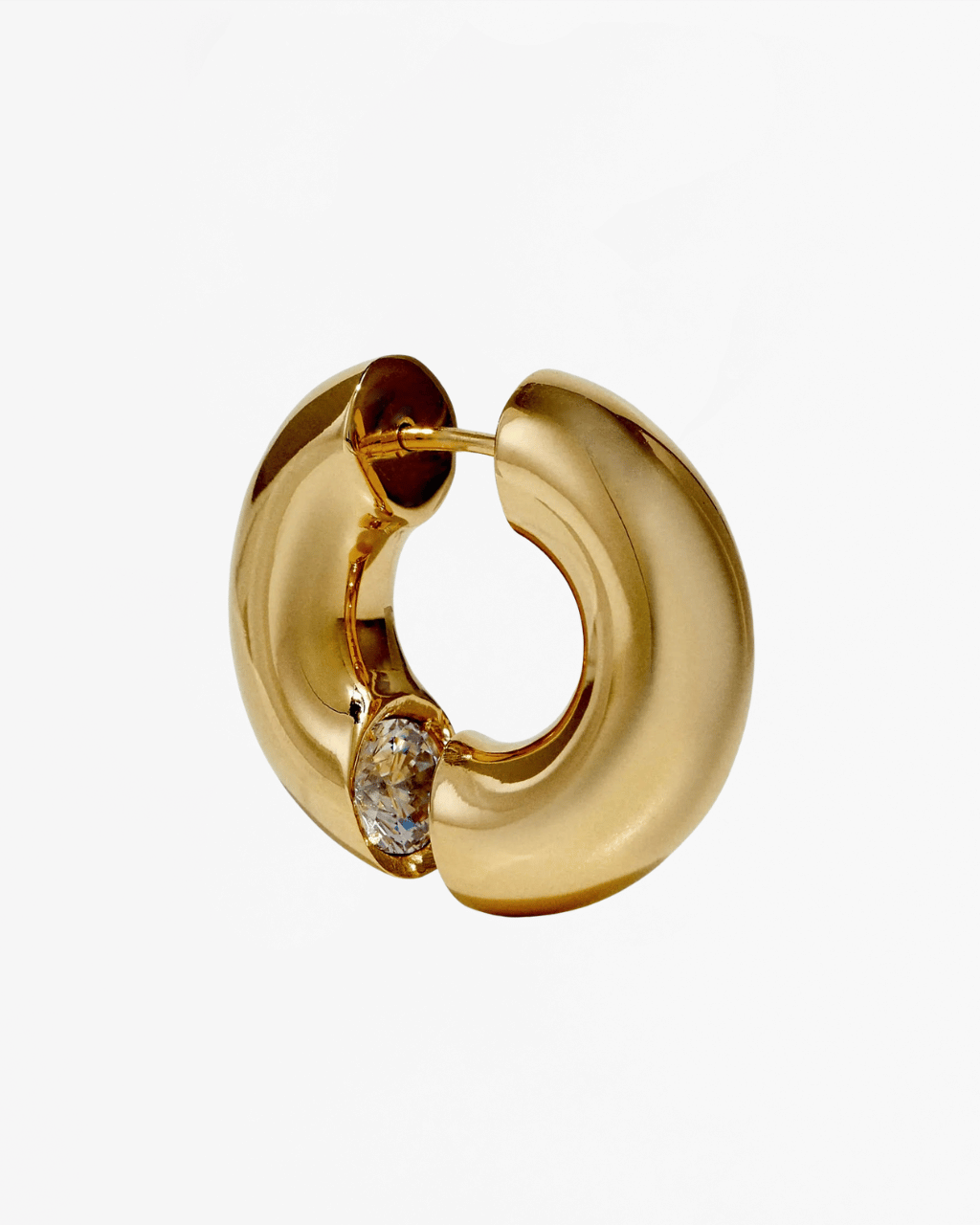 Clear Blown Peekaboo Earring - Single - Sale