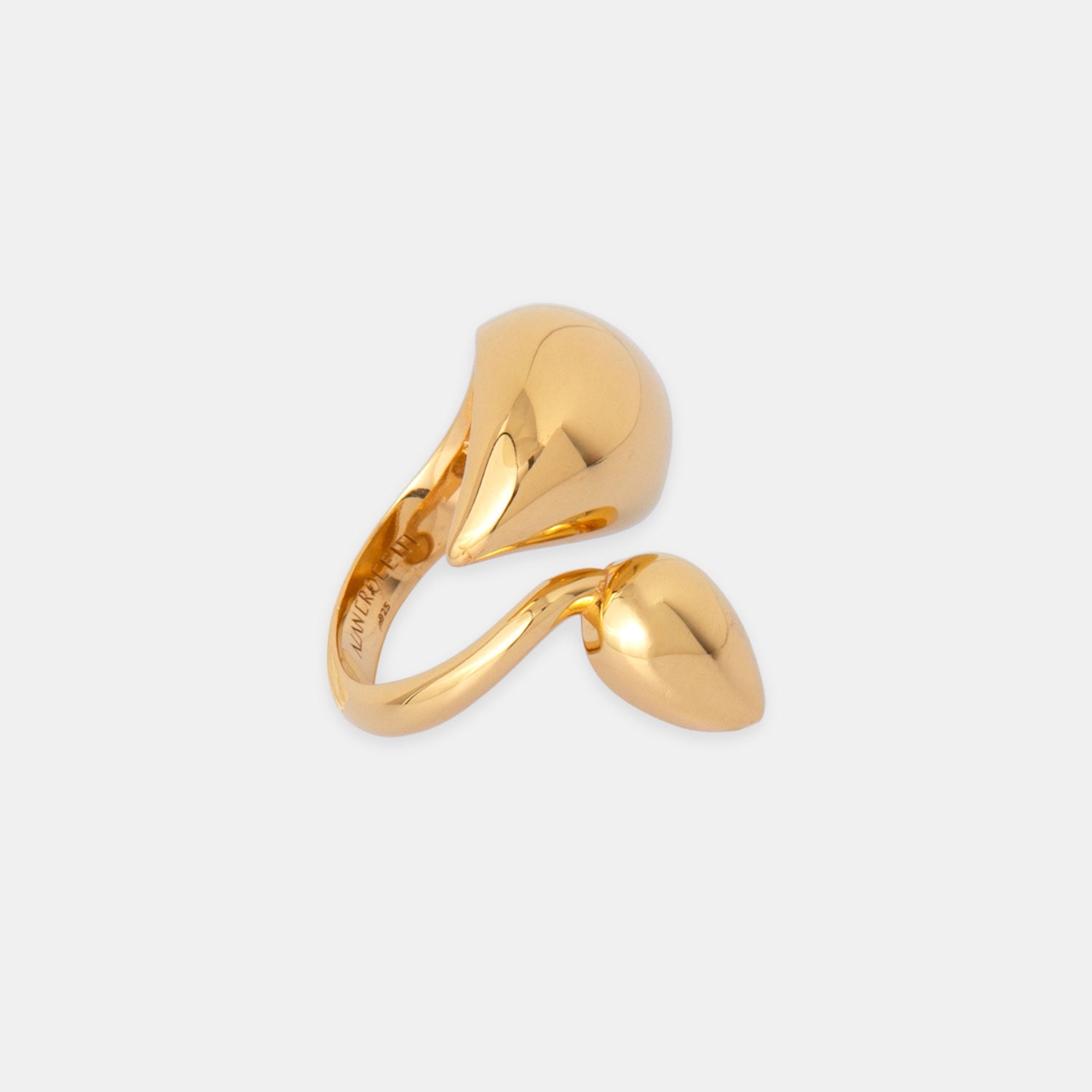 Blown Alien Ring - Gold Vermeil