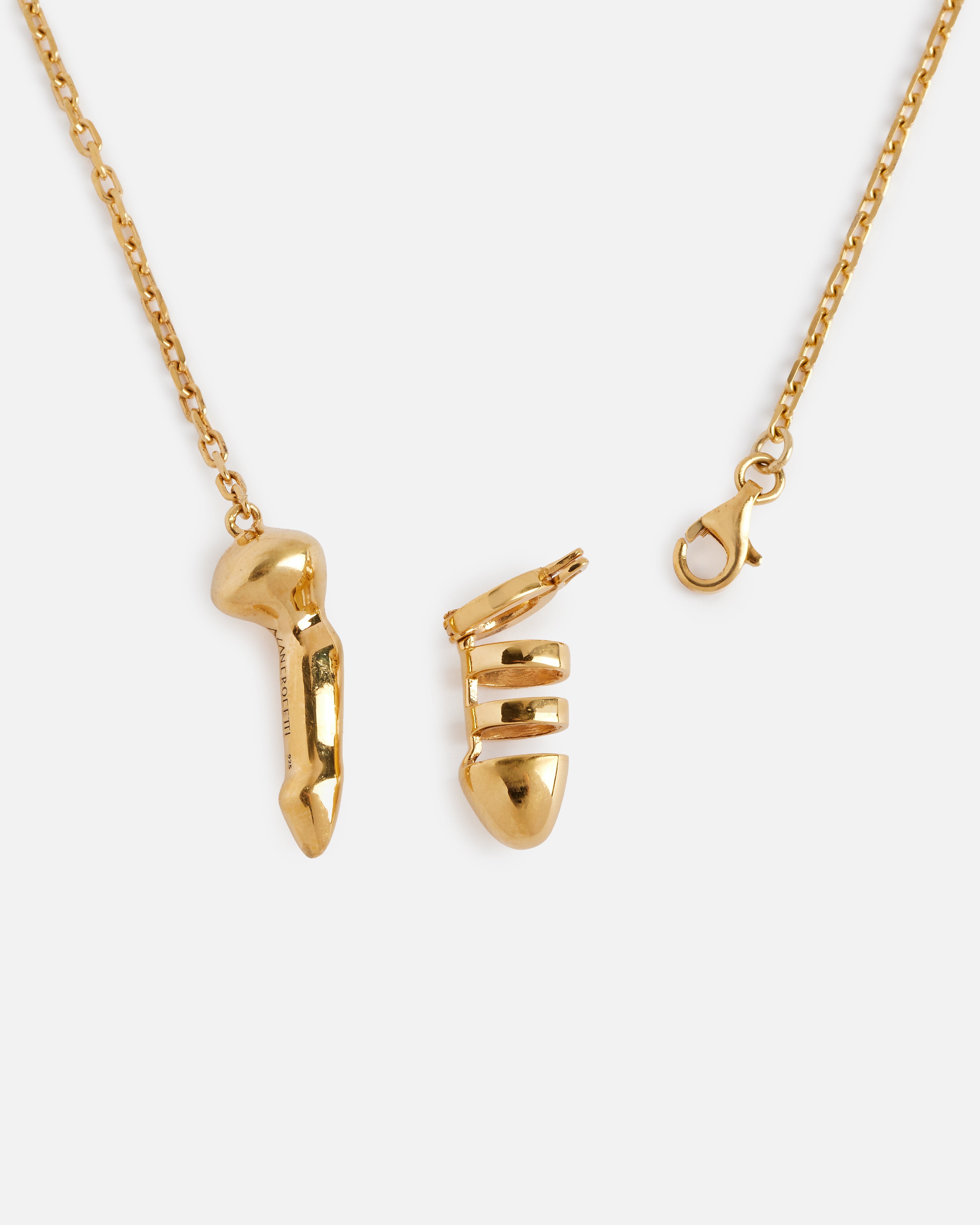 Chastity Necklace – Gold & Rhodium Vermeil | Alan Crocetti – ALAN