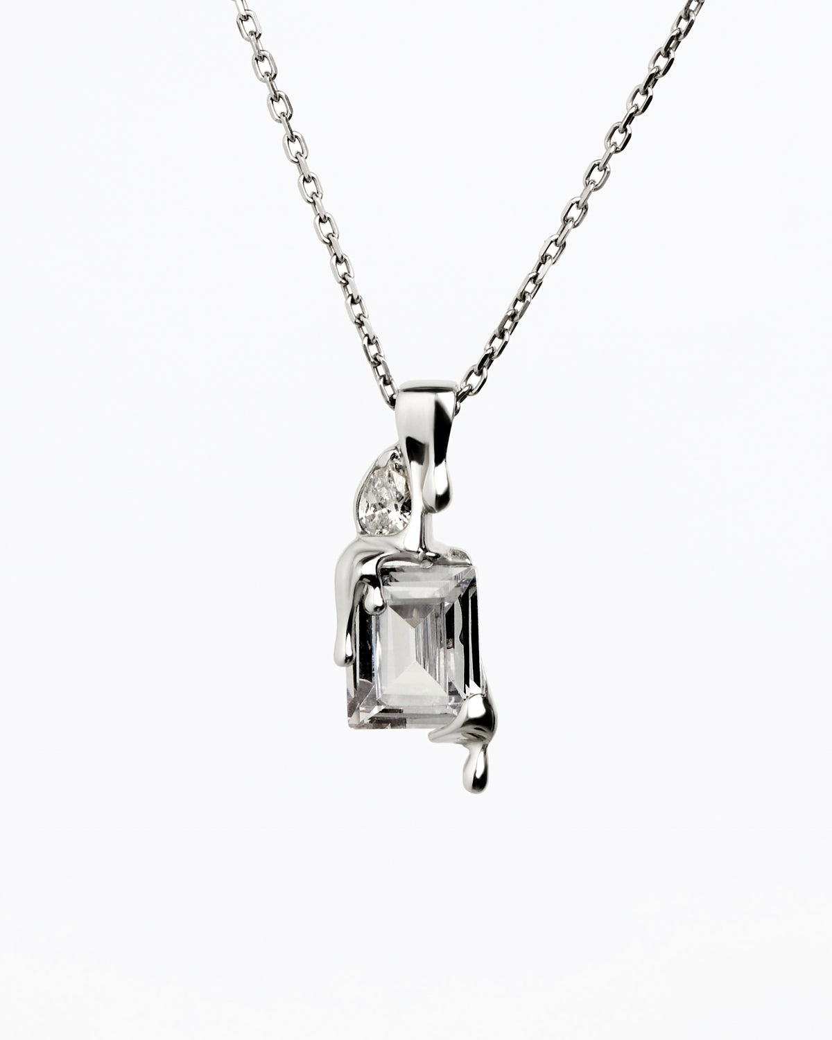 Melt Clear Necklace – ALAN CROCETTI