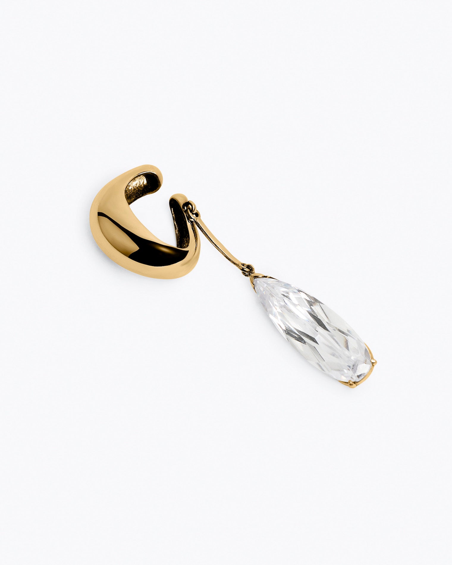 Clear Teardrop Ear Cuff - Sale
