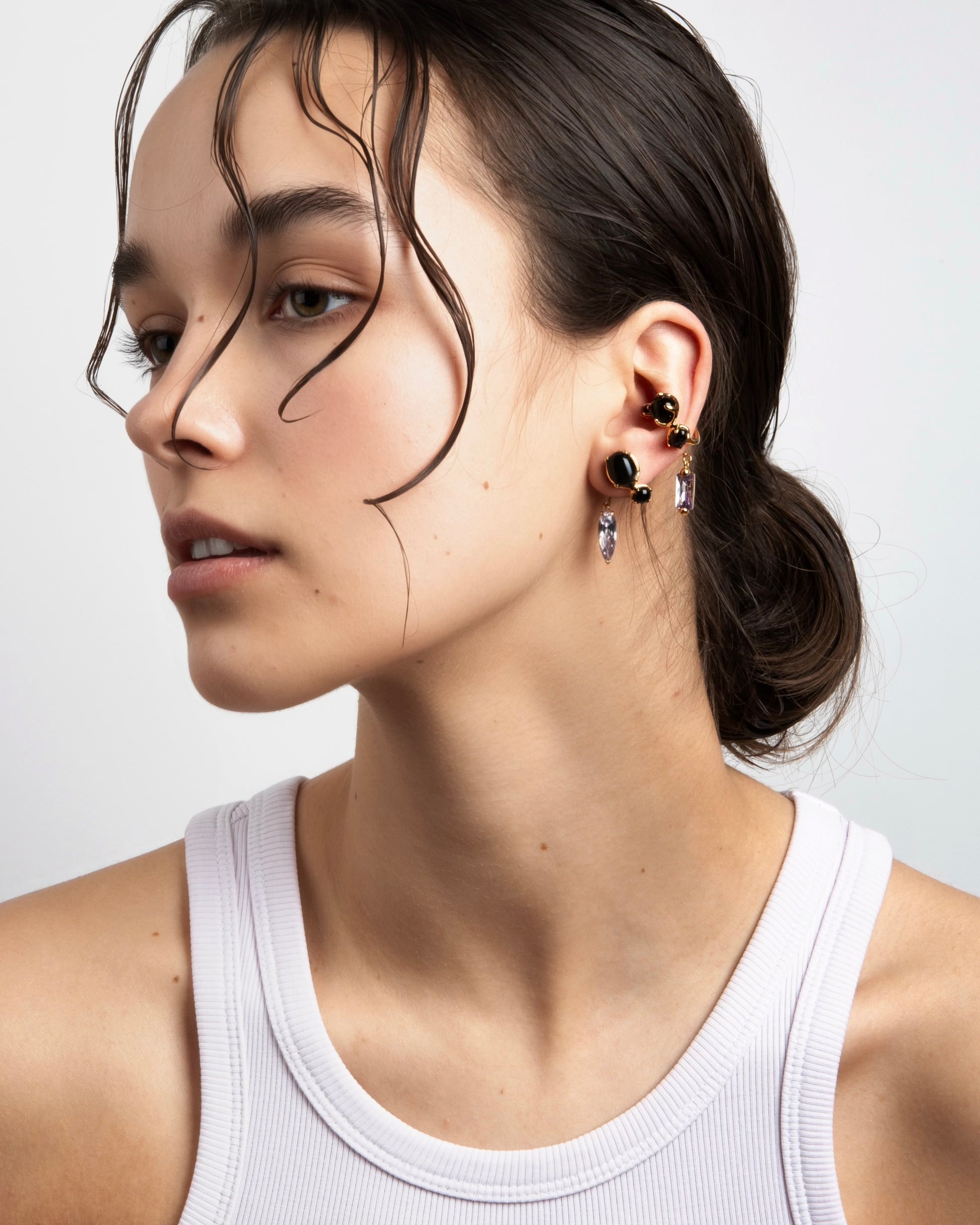 Climax Punk Ear Set - Black Onyx