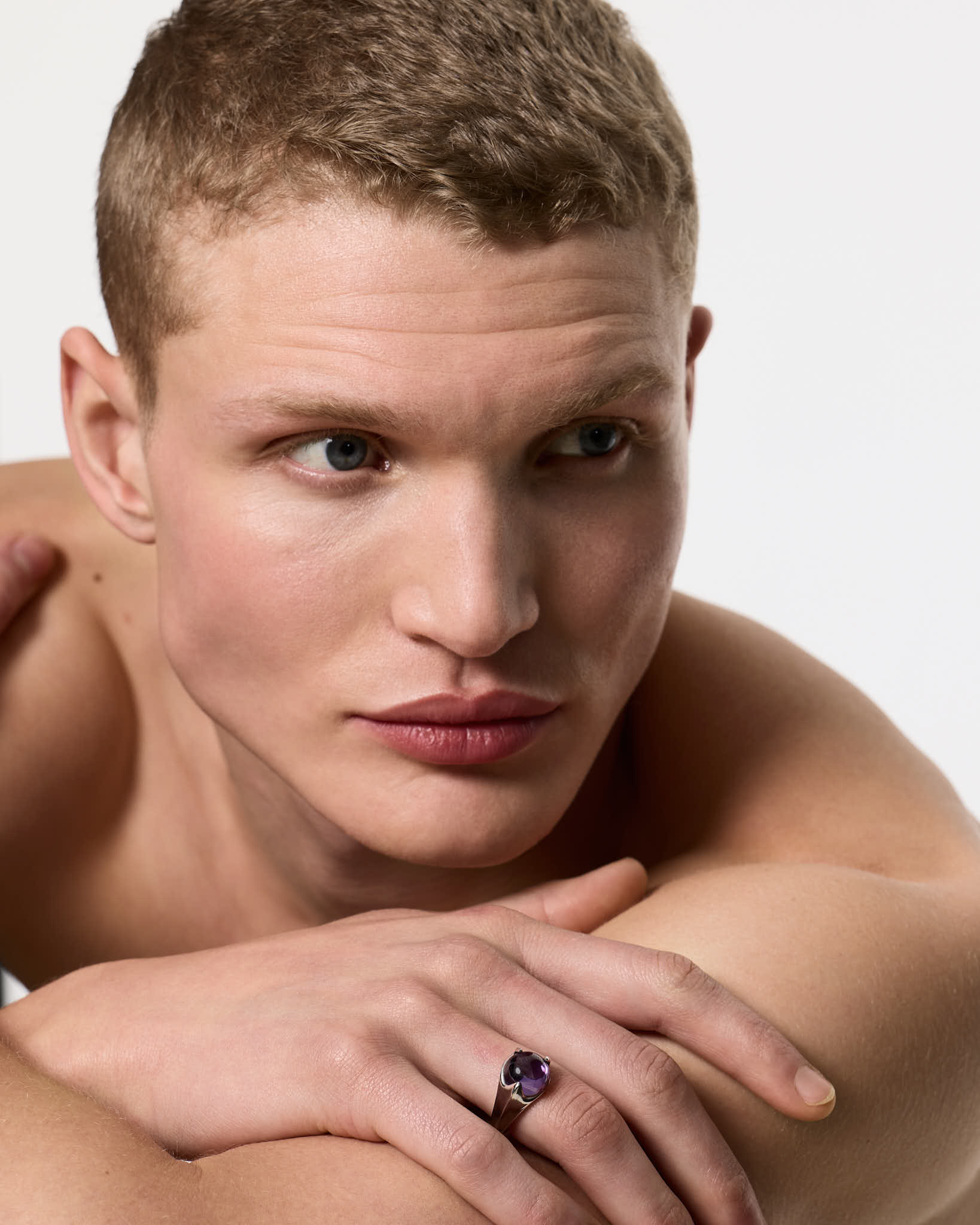 Climax Purple Ring – Rhodium Vermeil -Sale