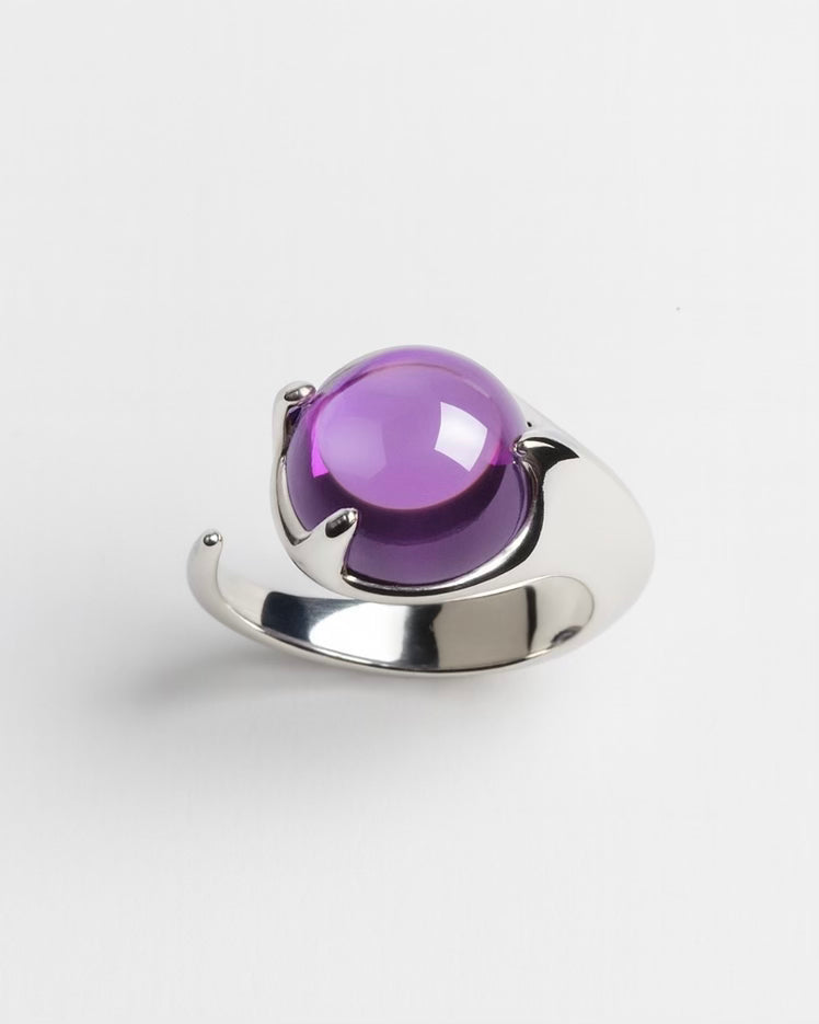 Climax Purple Ring – Rhodium Vermeil -Sale