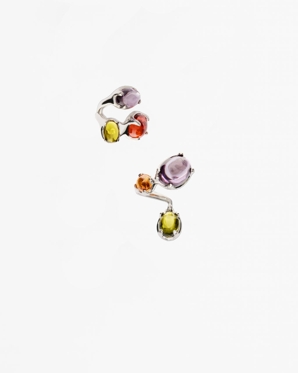 alan crocetti climax ear set rhodium vermeil