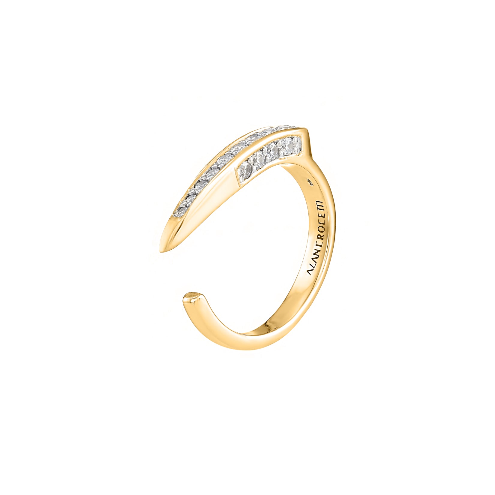 Encrusted Viper Ring