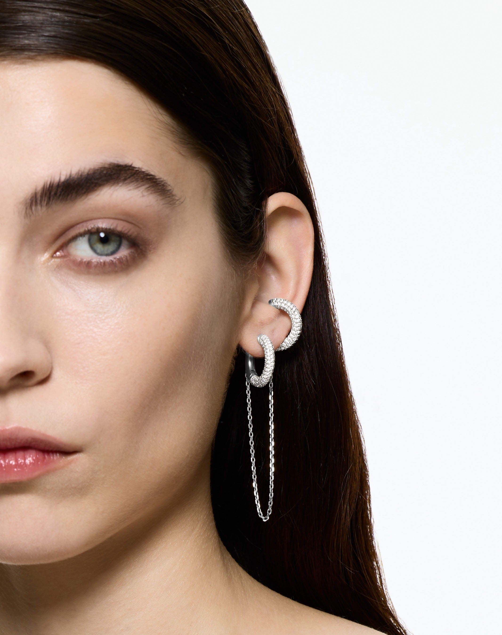 925 Sterling Silver Ear Sets - Alan Crocetti | Luxury Sculptural