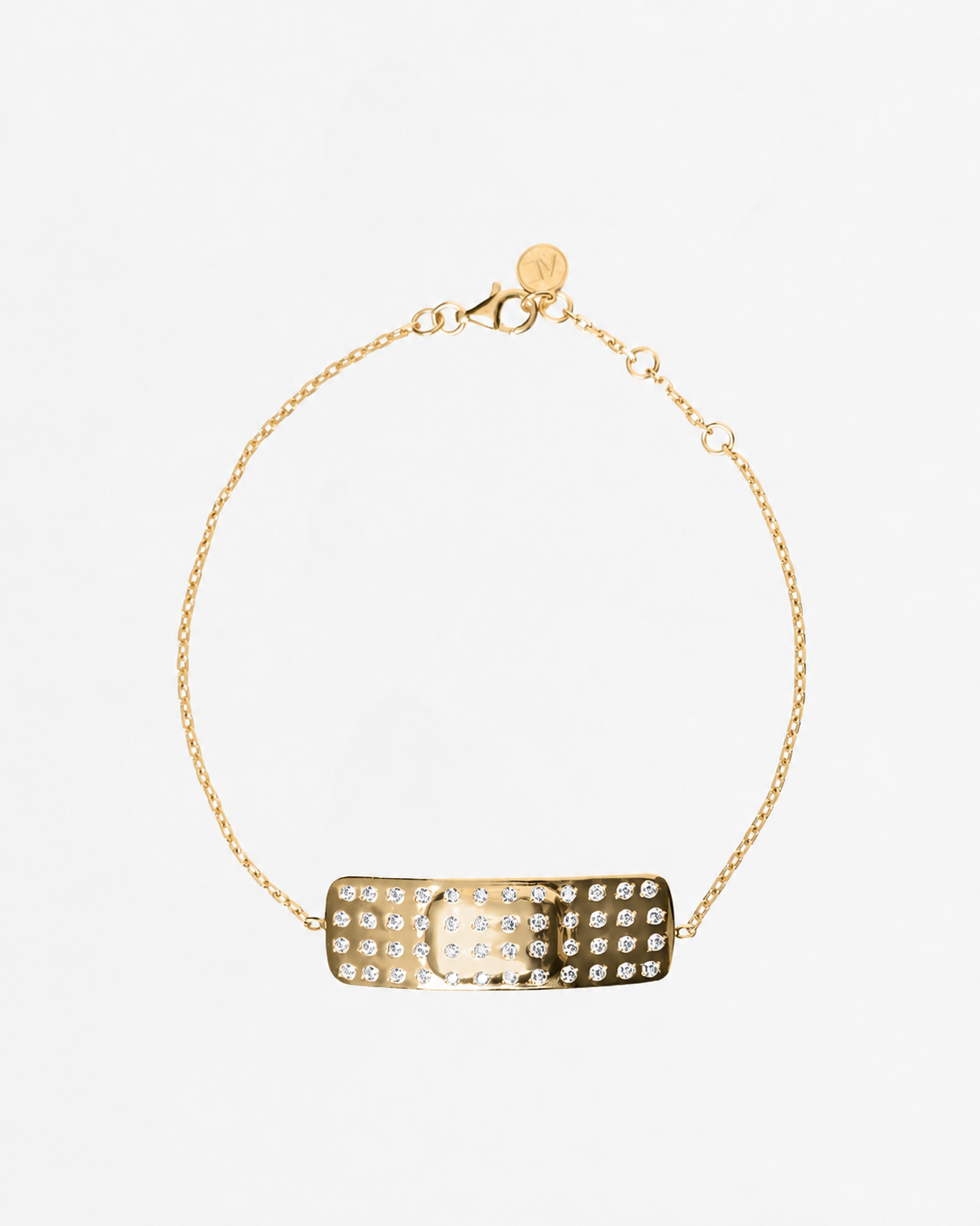 Encrusted Mini Plaster Bracelet