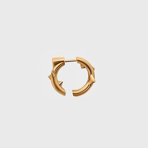 Peekaboo Thorn Earring Single - Gold Vermeil