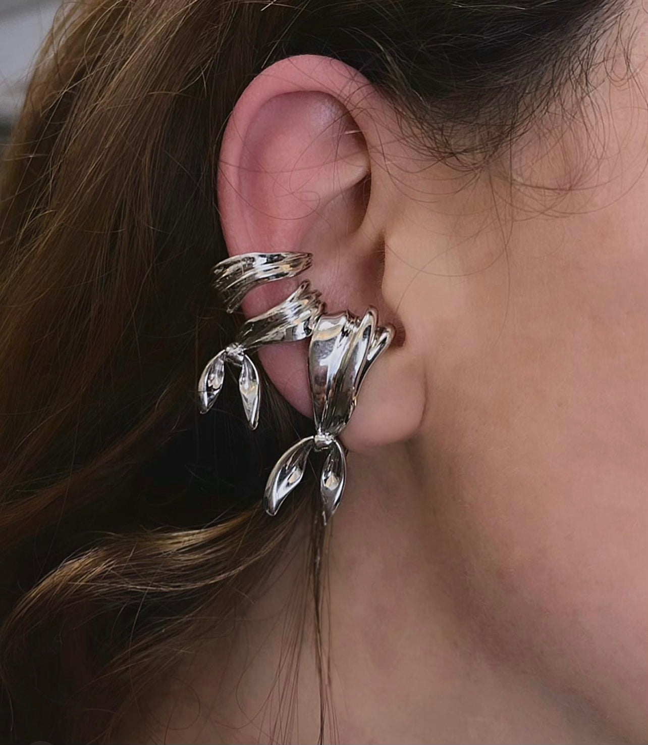 AC X JPG Double Bandana Ear Cuff