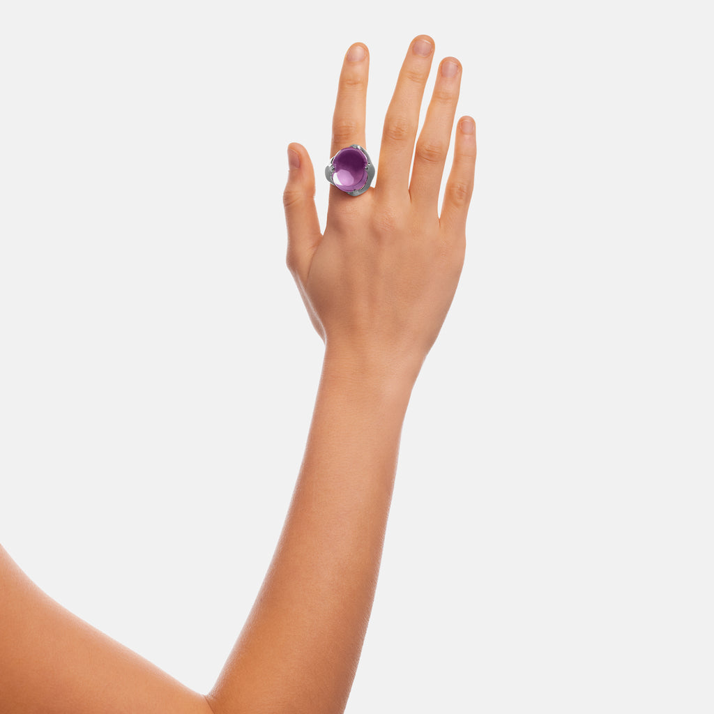 Mystic Ring Purple – Rhodium Vermeil