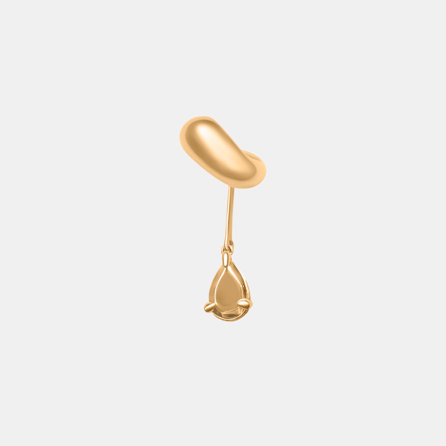 Hard Alien Drop Ear Cuff Single
