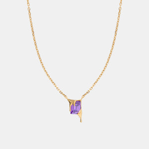 Mini Melt Necklace – Purple