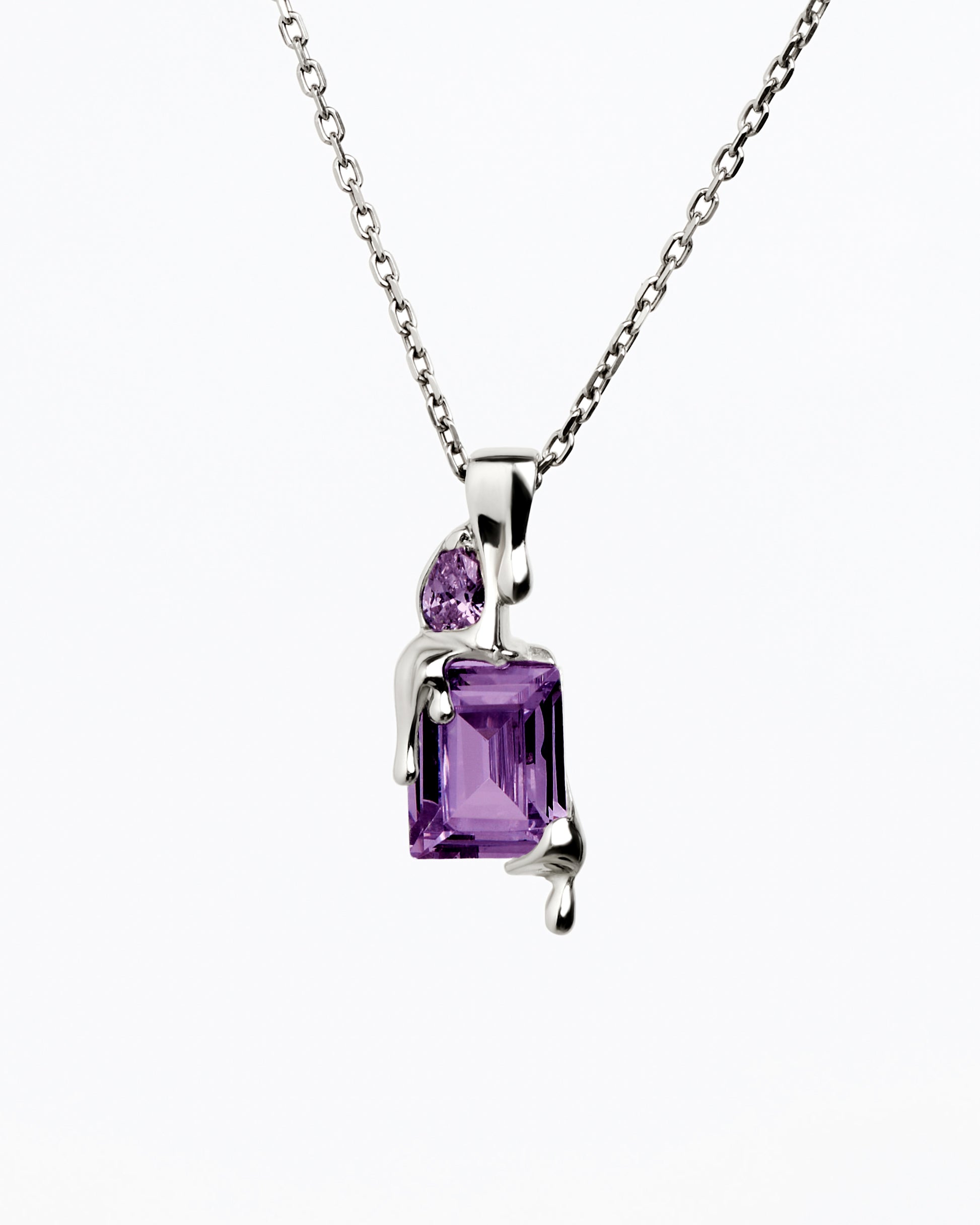 Purple Melt Necklace