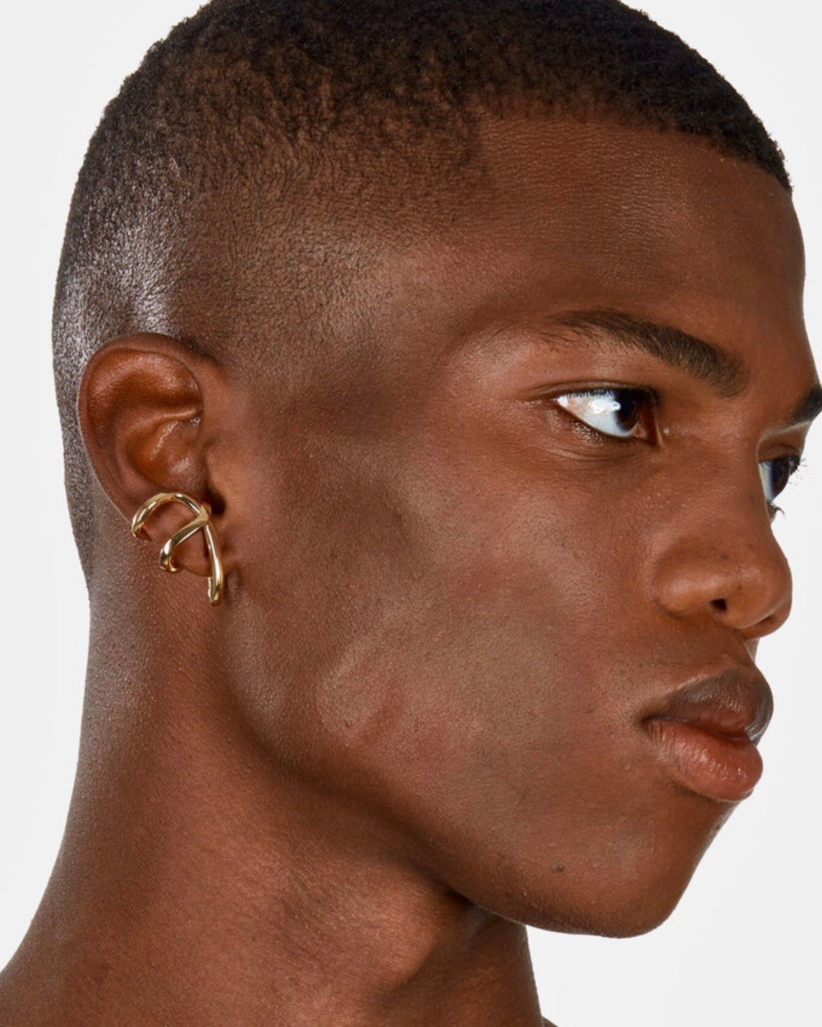 Mini Space Warp Ear Cuff - Gold Vermeil