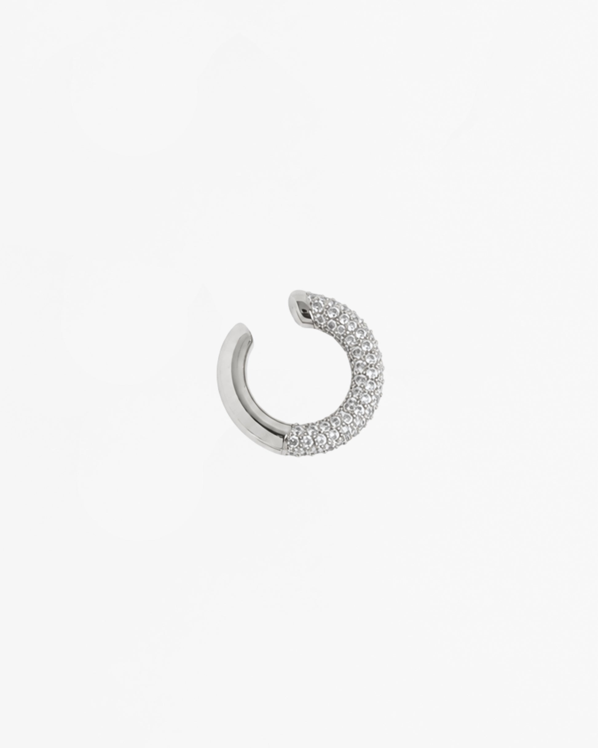 Mini Loophole Encrusted Ear Cuff