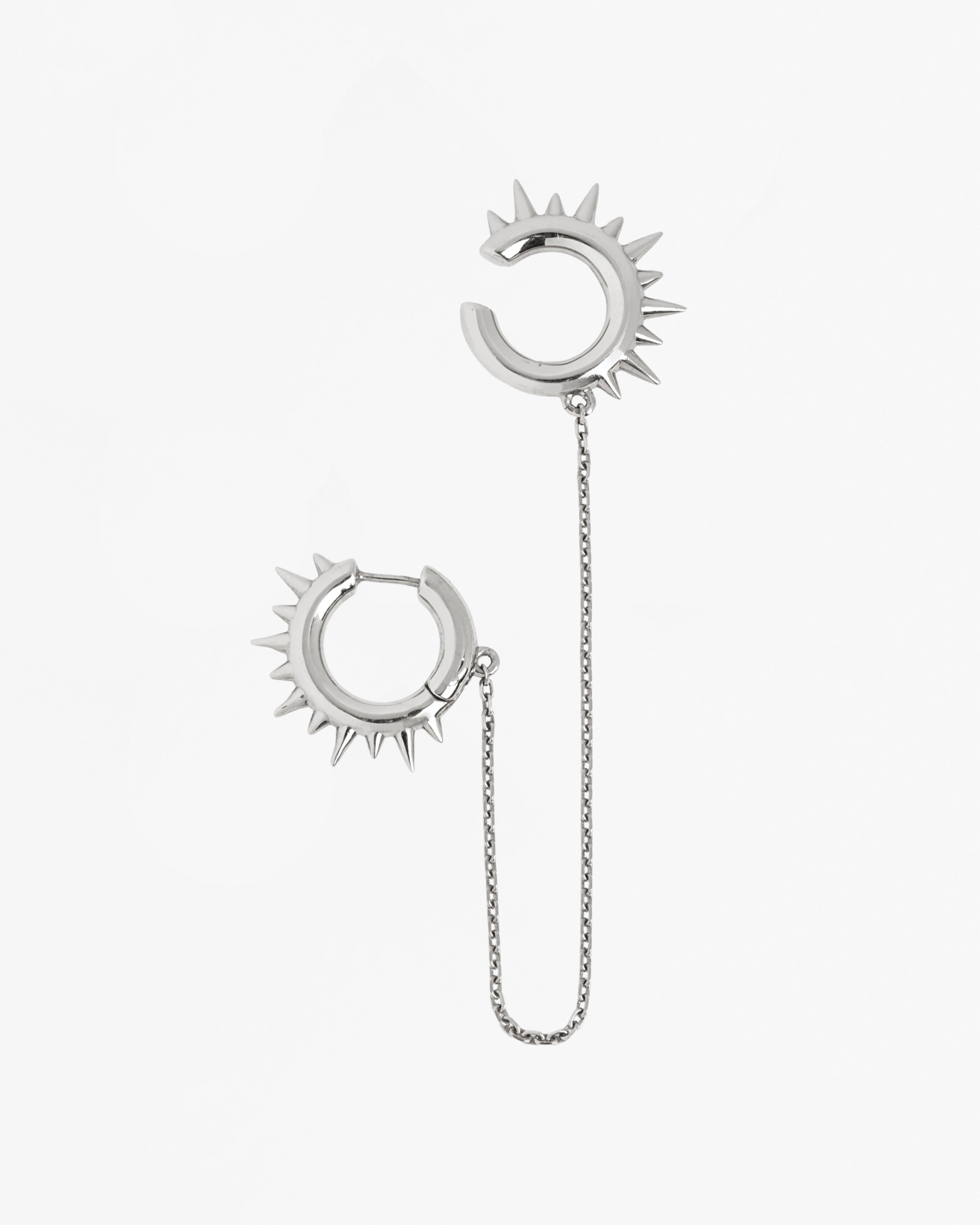 925 Sterling Silver Ear Sets - Alan Crocetti | Luxury Sculptural