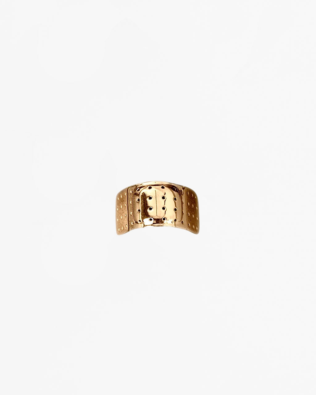 Alan Crocetti mini nose plaster jewellery gold vermeil