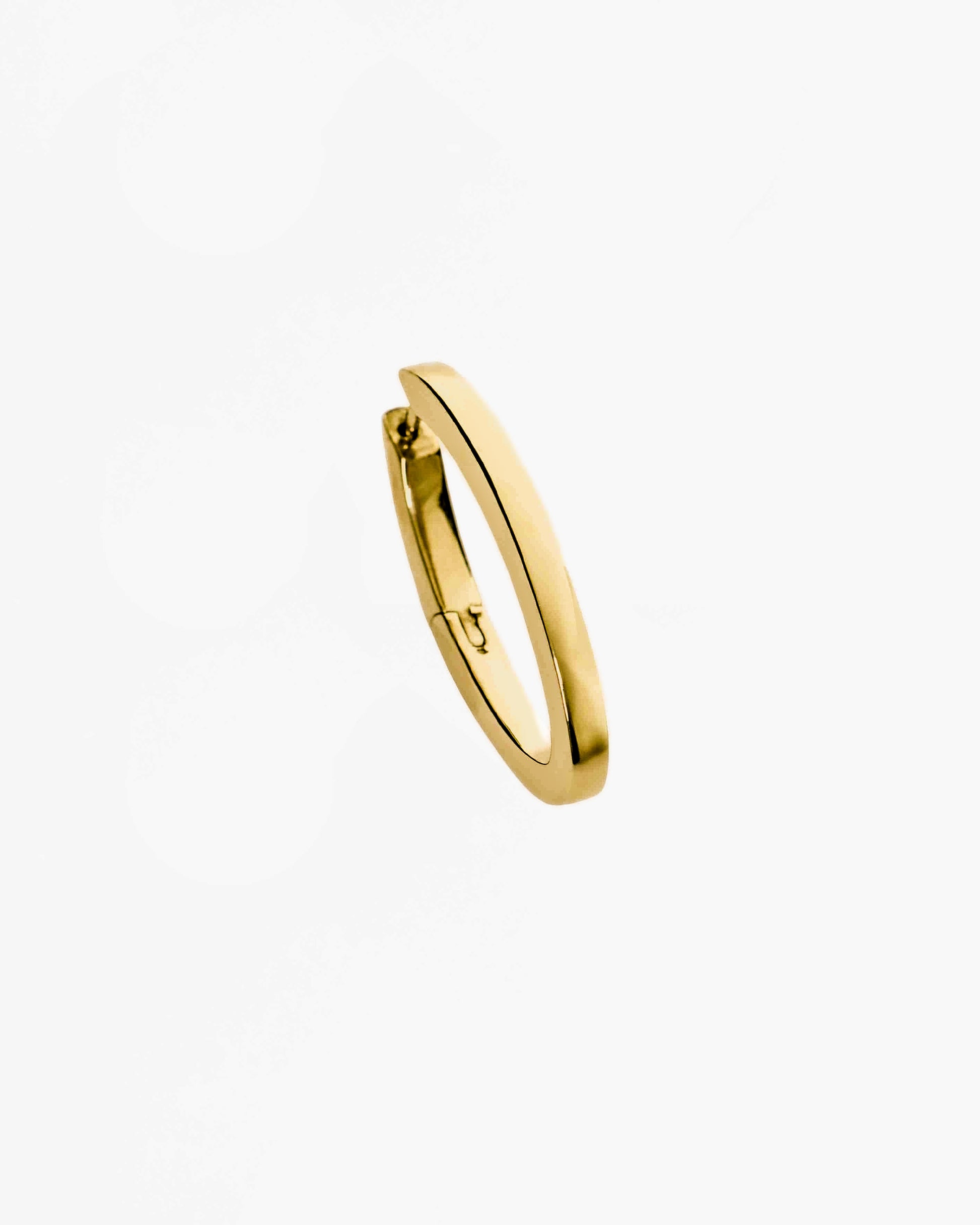 Mini Space Hoop Earring gold vermeil minimal hoop earring