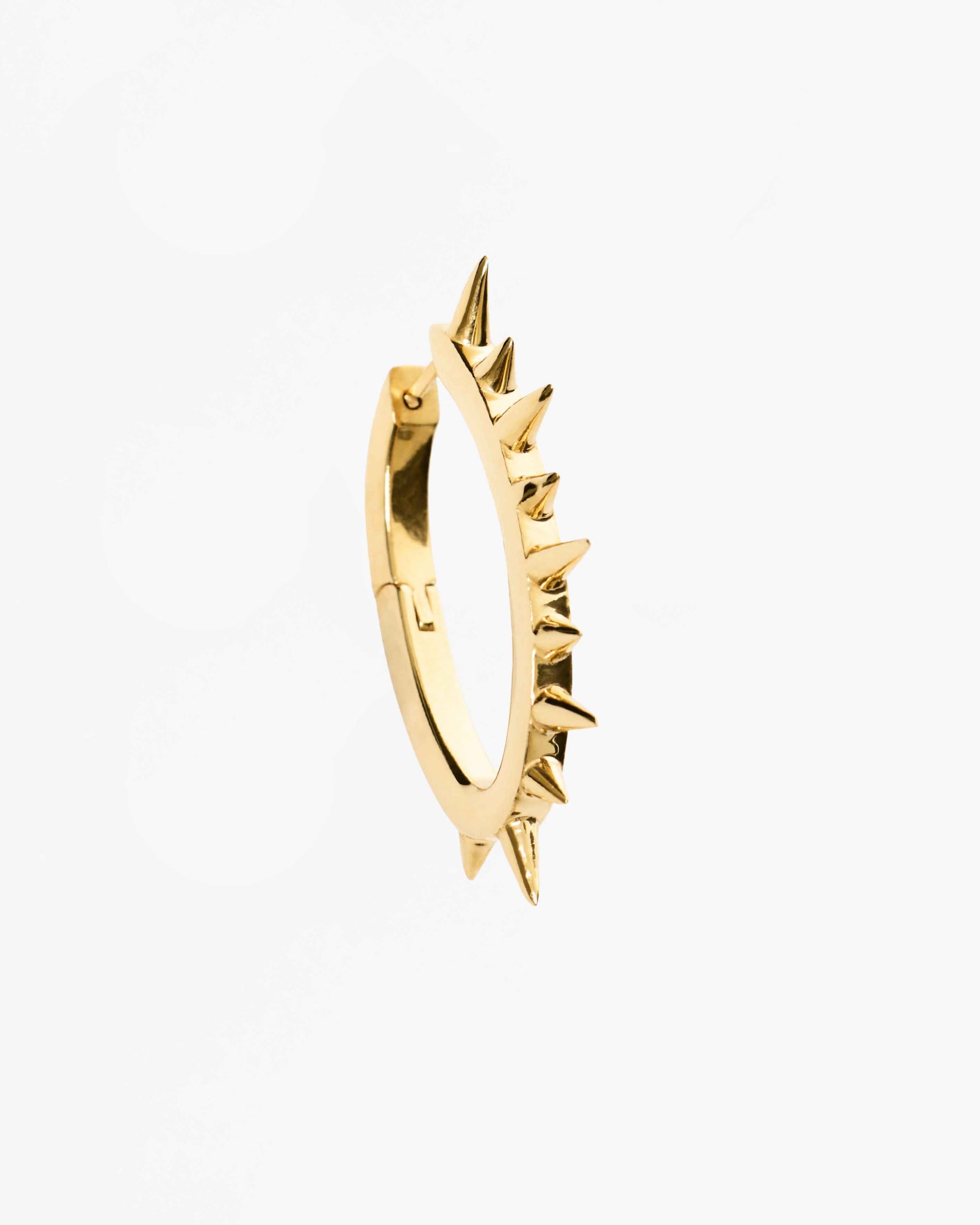 Mini Space Hoop Spur Earring