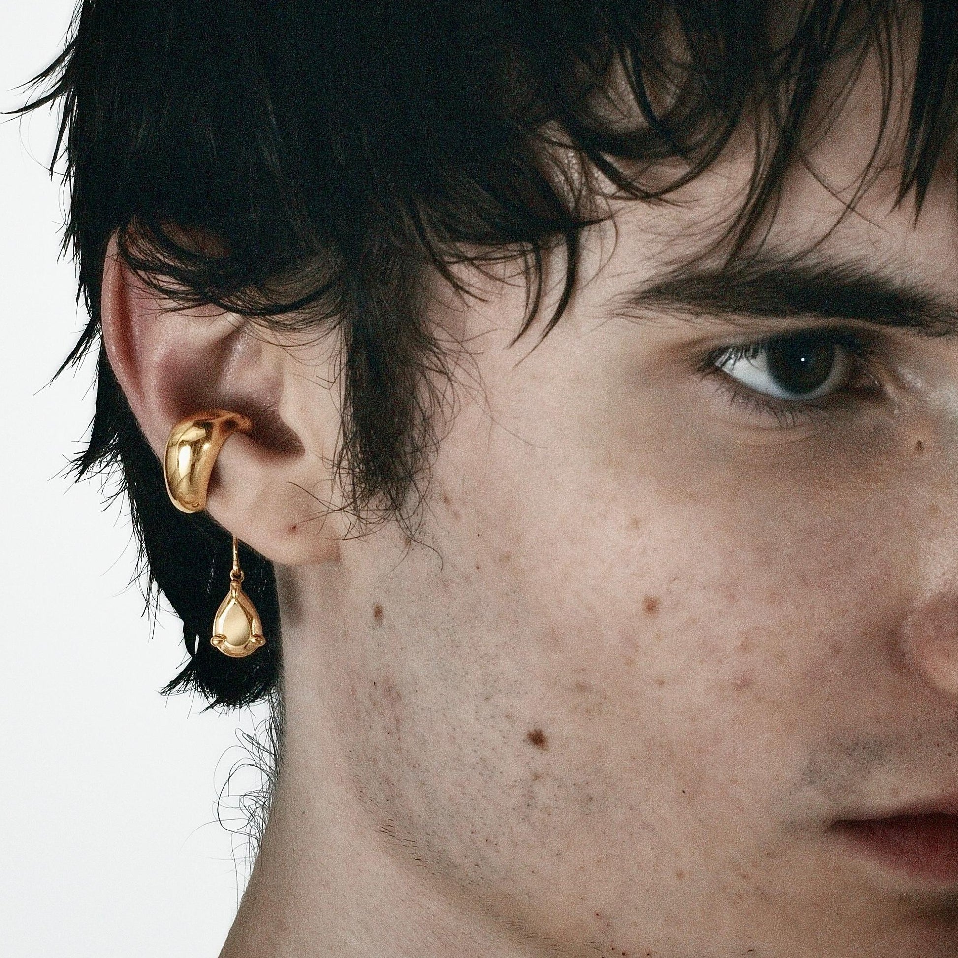Hard Alien Drop Ear Cuff Single