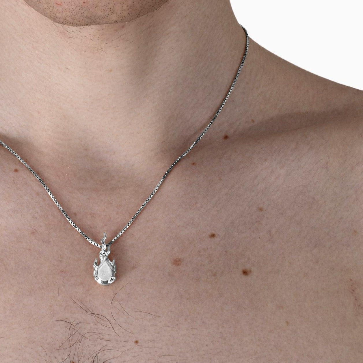 Mini Hard Gem in Heat - Necklace