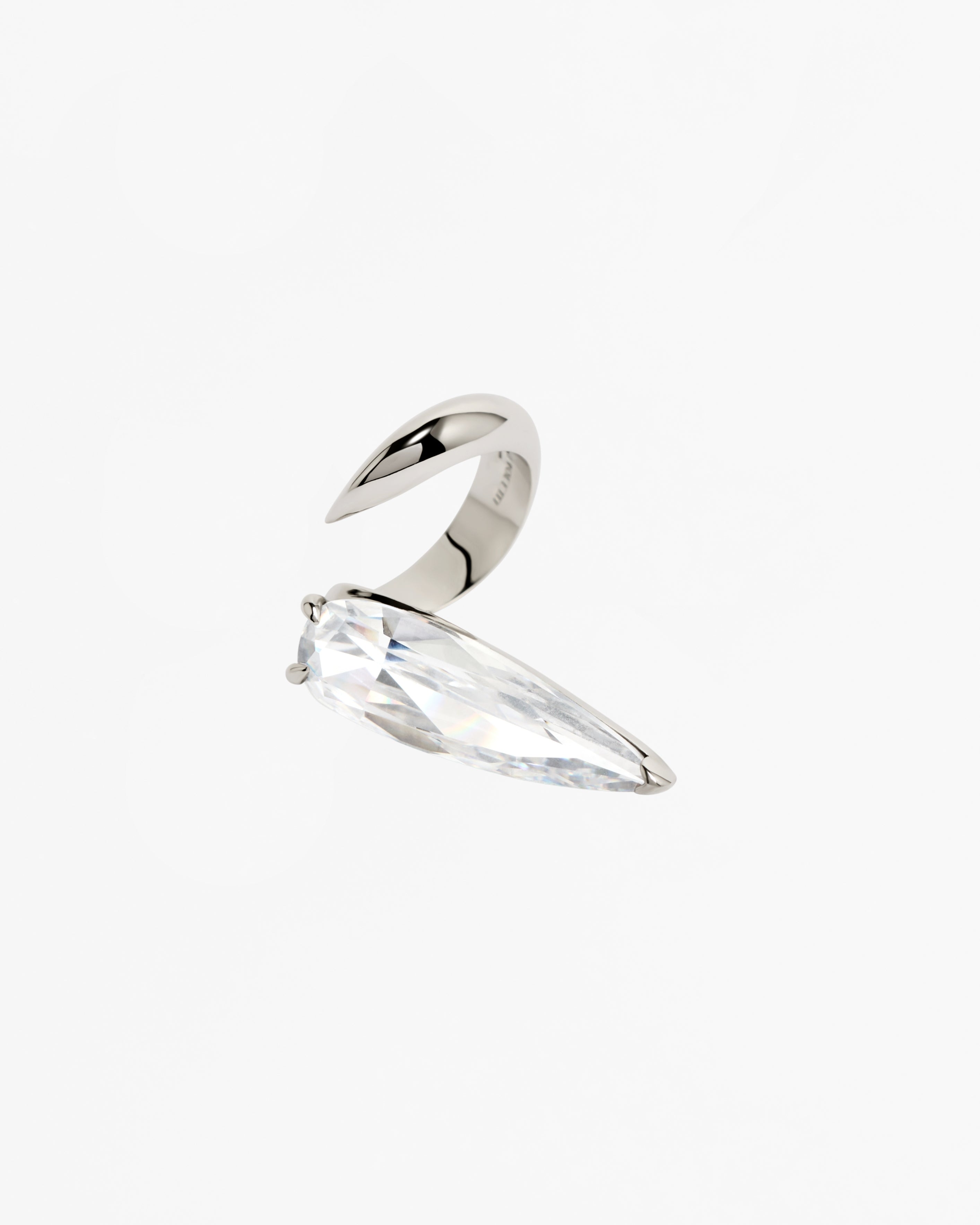 Sharp Alien Ring - Rhodium Vermeil – ALAN CROCETTI