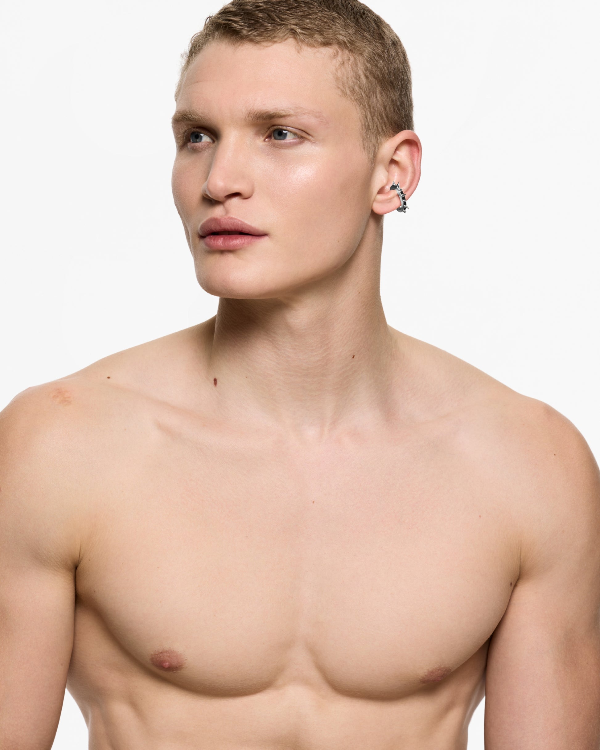 Nano Space Hoop Spur Ear Cuff
