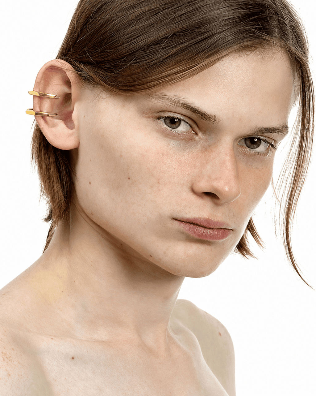 Viper Ear/Mouth Cuff - Gold Vermeil