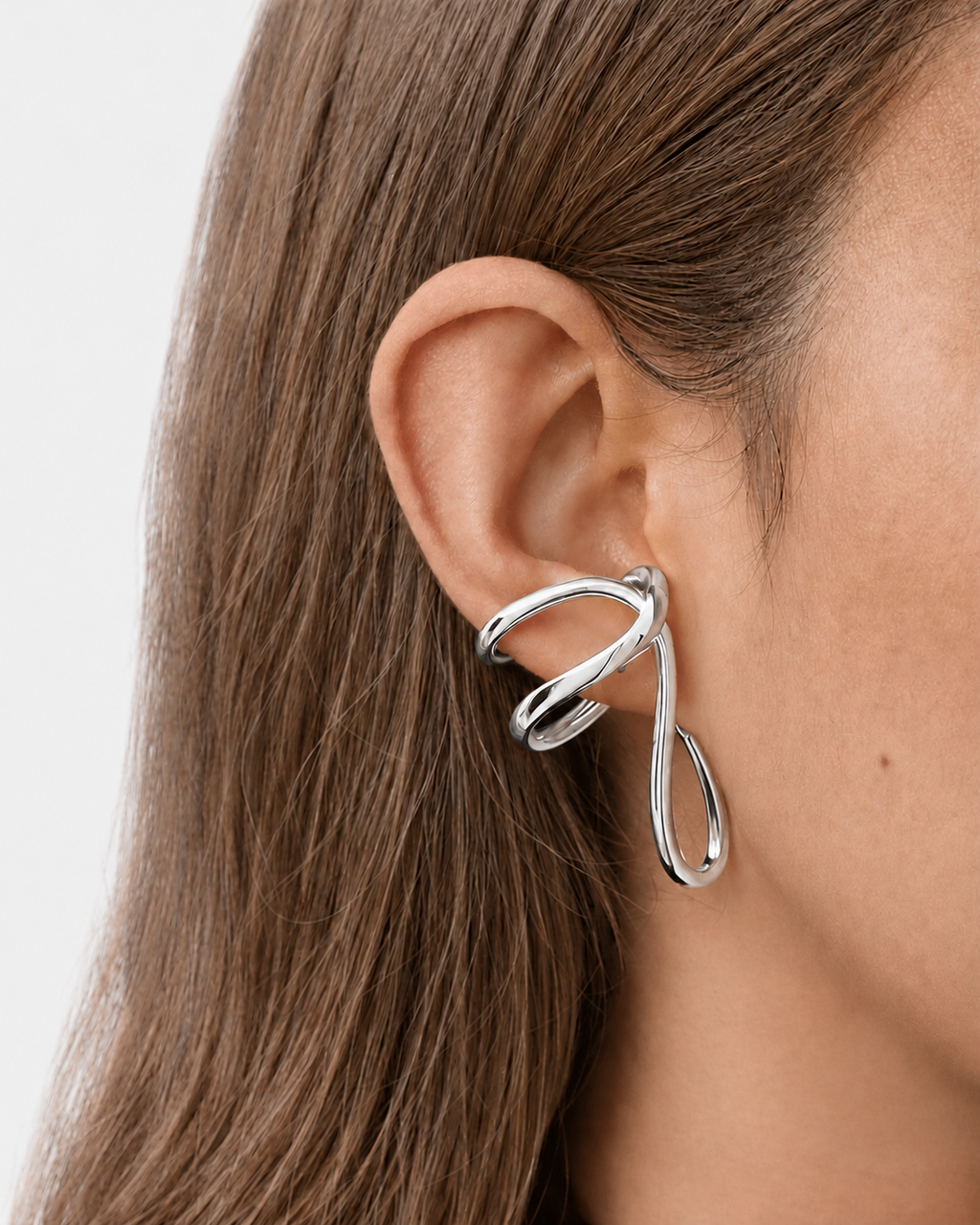 Space Warp Ear Cuff