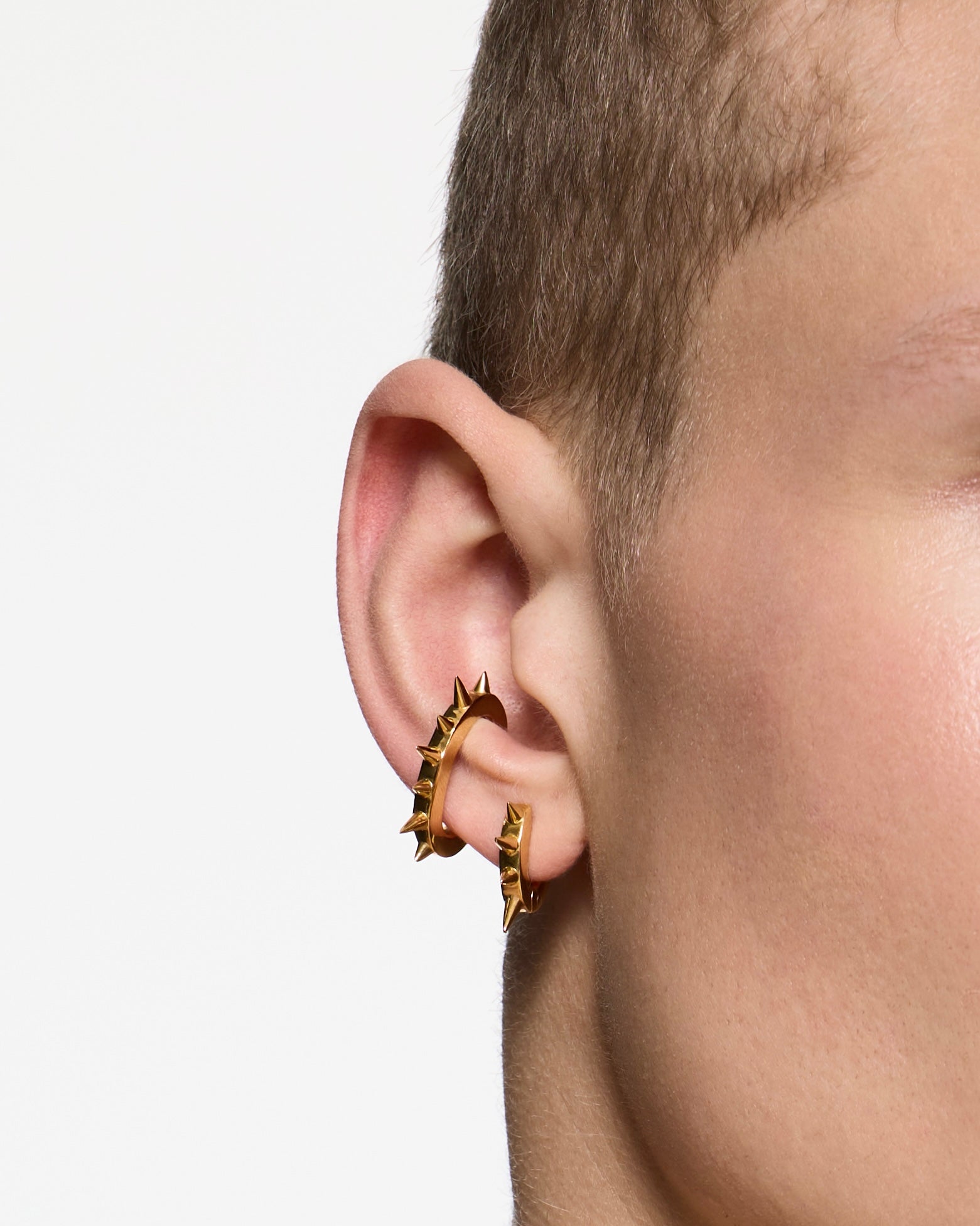 Nano Space Hoop Spur Ear Cuff