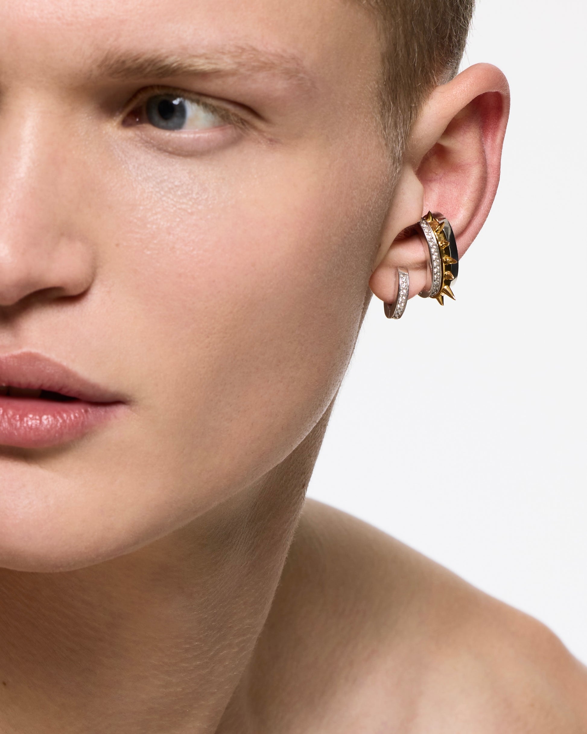 Nano Space Hoop Ear Cuff
