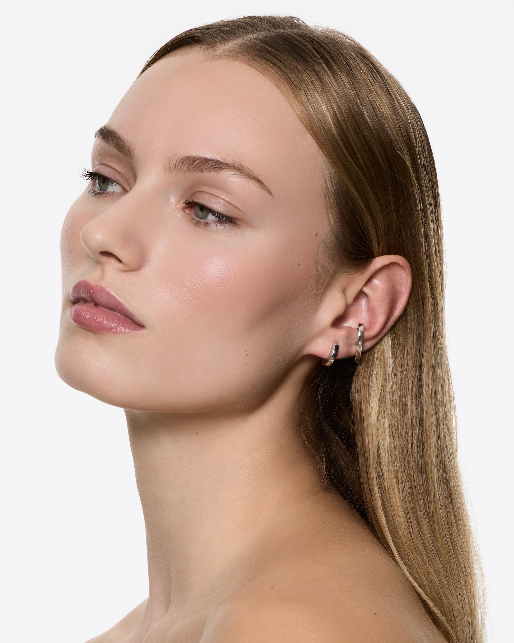 Nano Space Hoop Earring