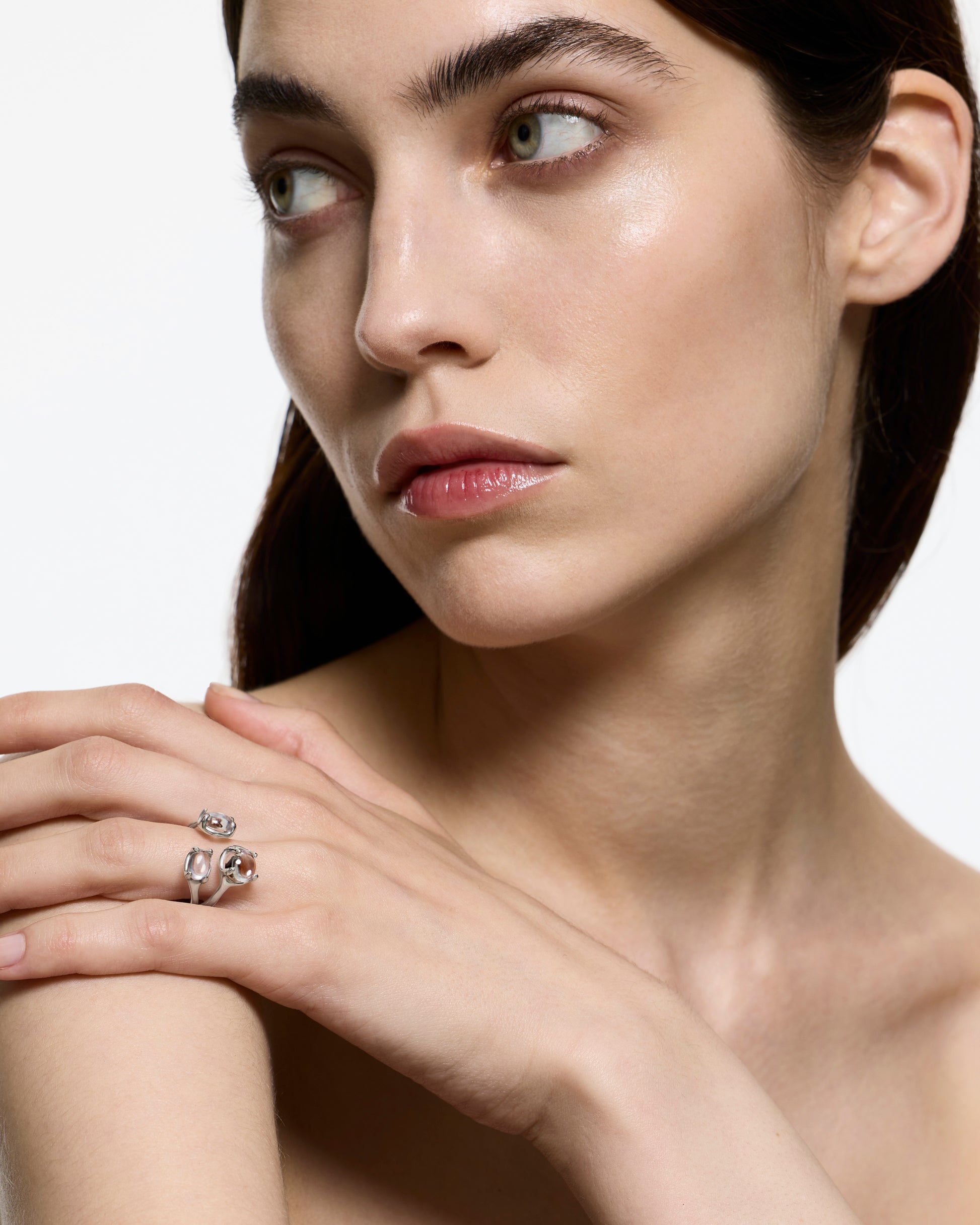 Sweat Purple Ring – Rhodium Vermeil Sale