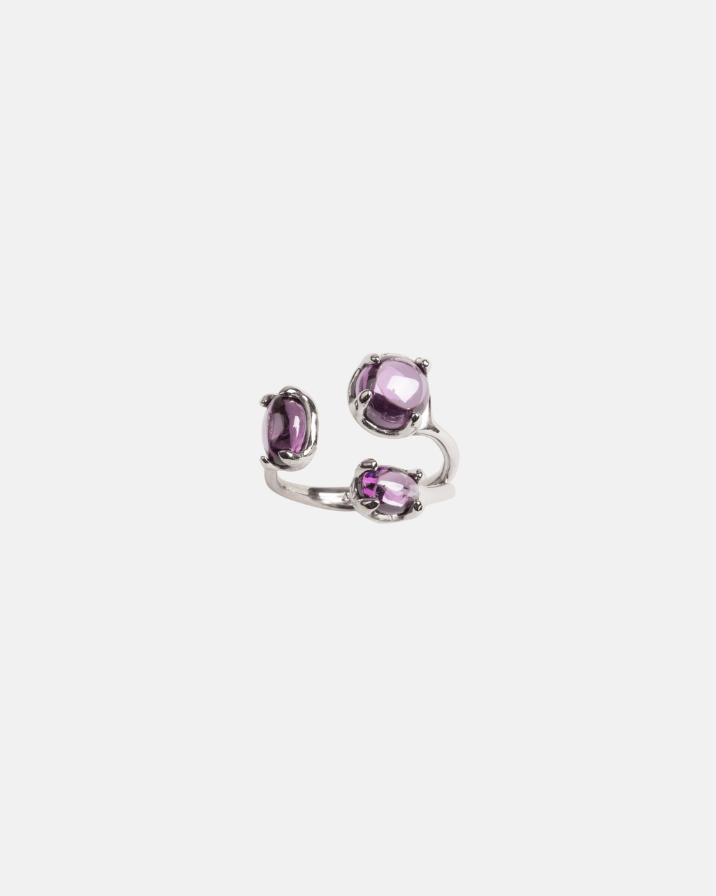 Sweat Purple Ring – Rhodium Vermeil Sale