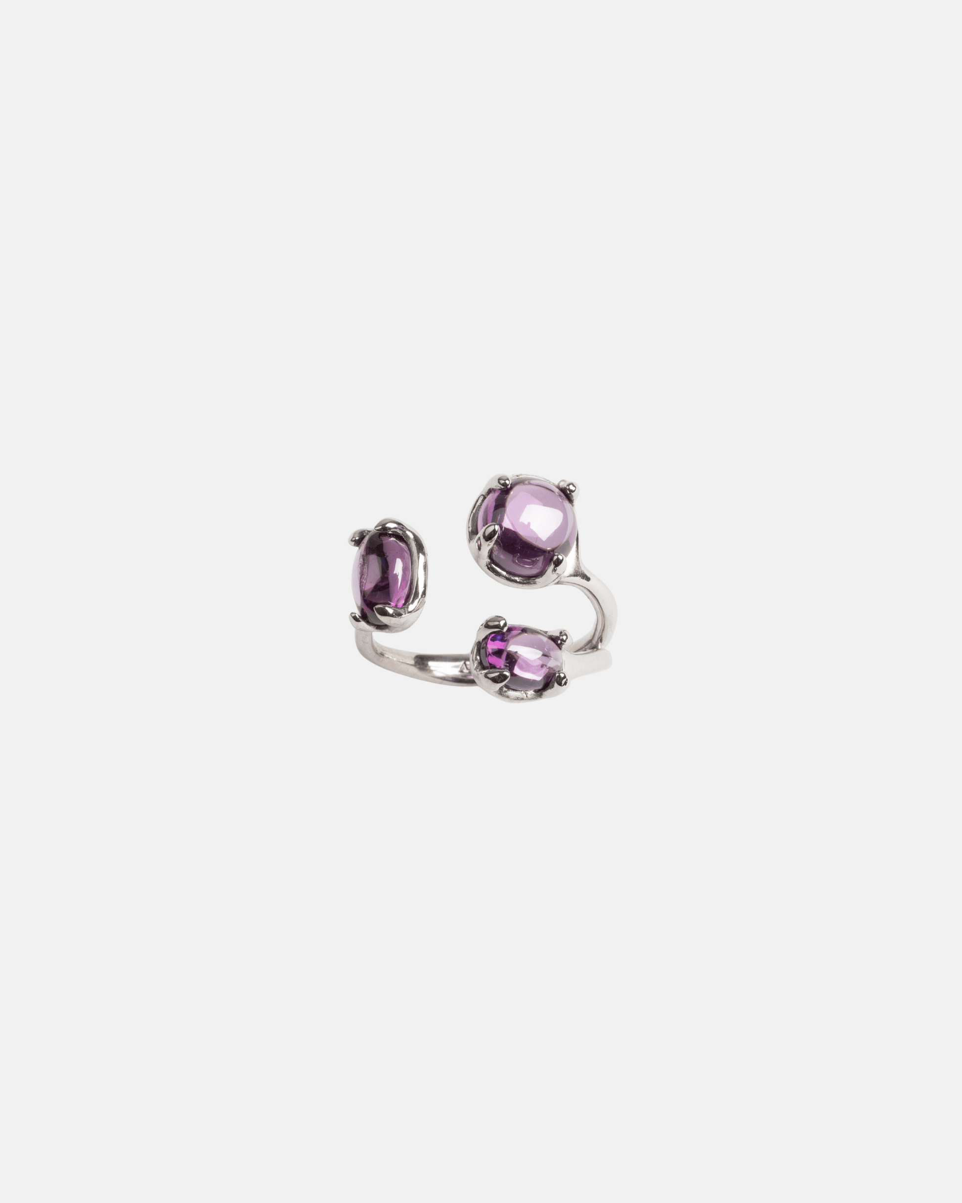 Sweat Purple Ring – Rhodium Vermeil Sale