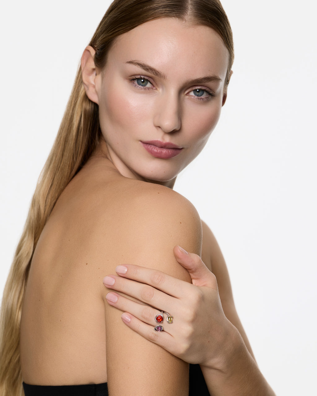 Sweat Ring Tropical – Rhodium Vermeil