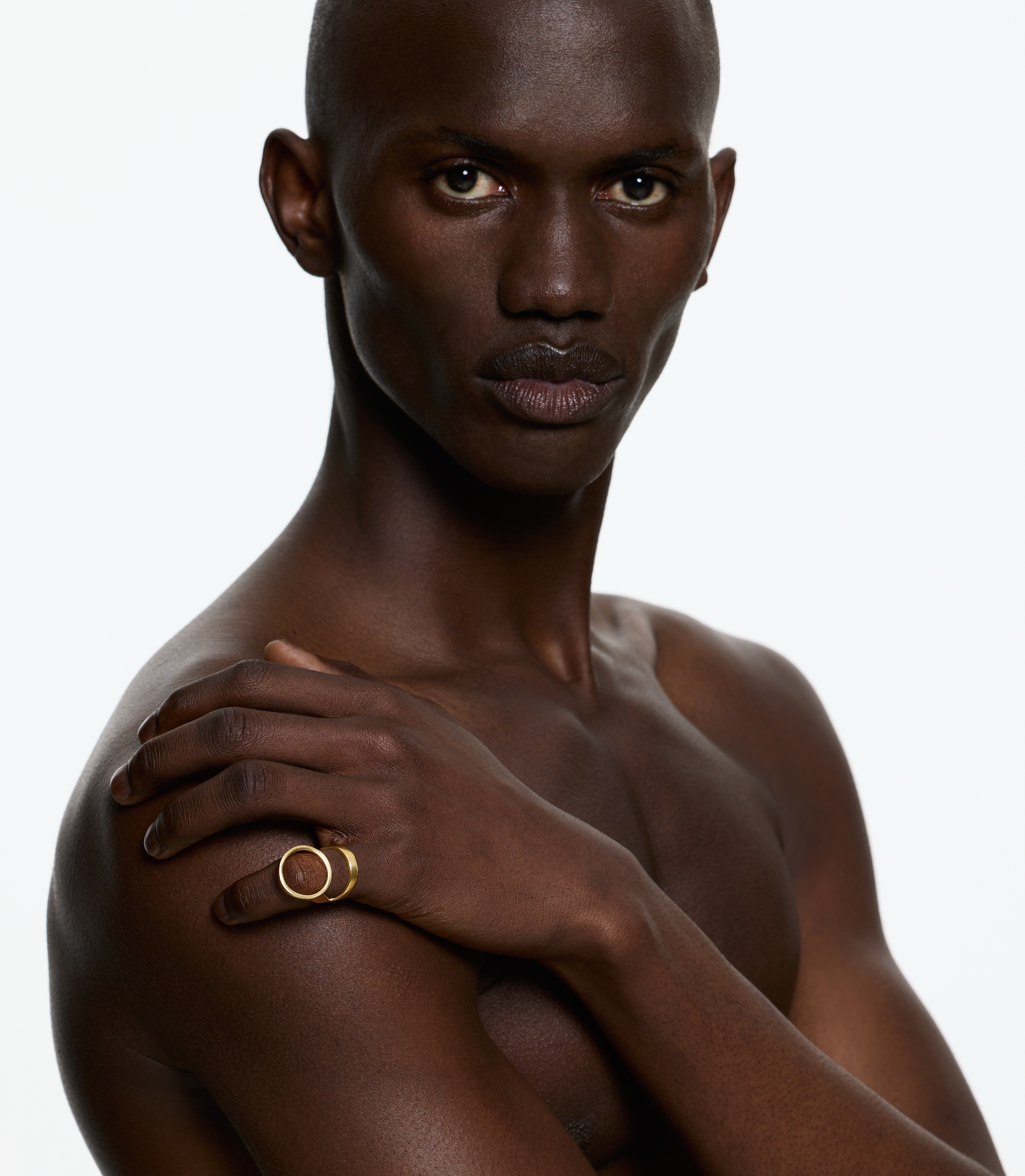 Halo Knuckle Ring - Gold Vermeil