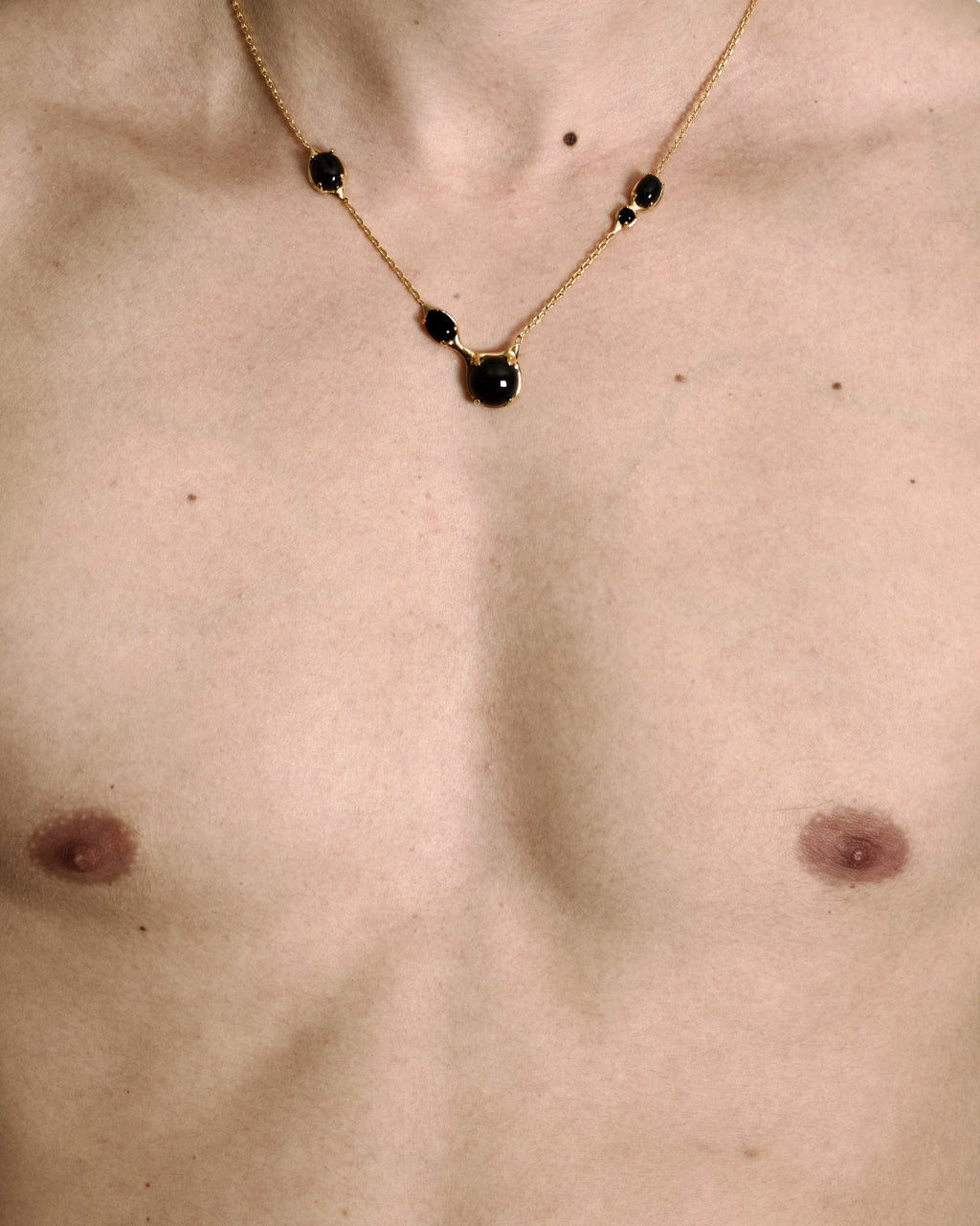 Droplet Necklace - Black Onyx -Sale