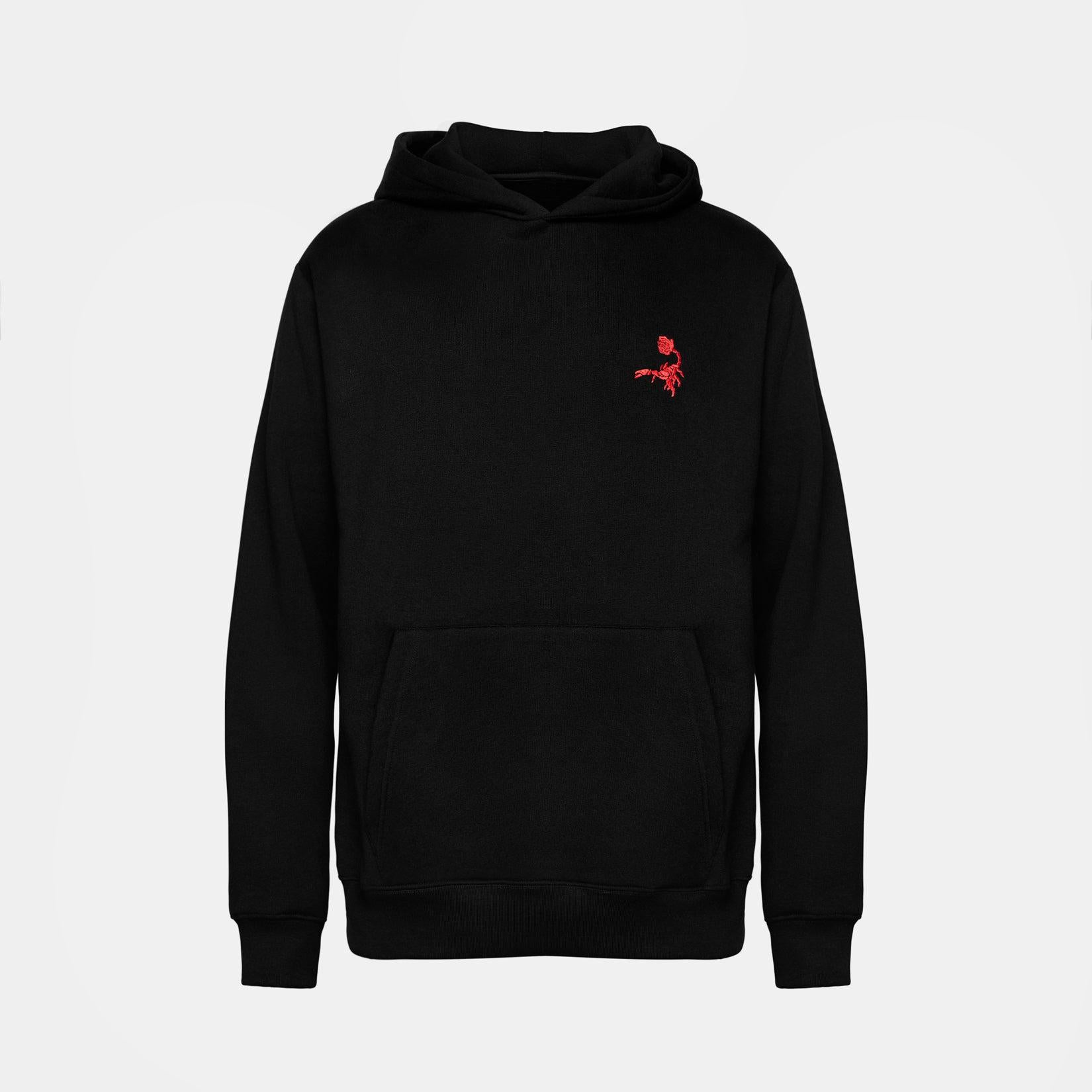 Scorpion shop embroidered hoodie