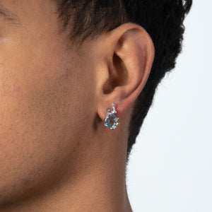Nano Sky Flare Earring – Rhodium Vermeil