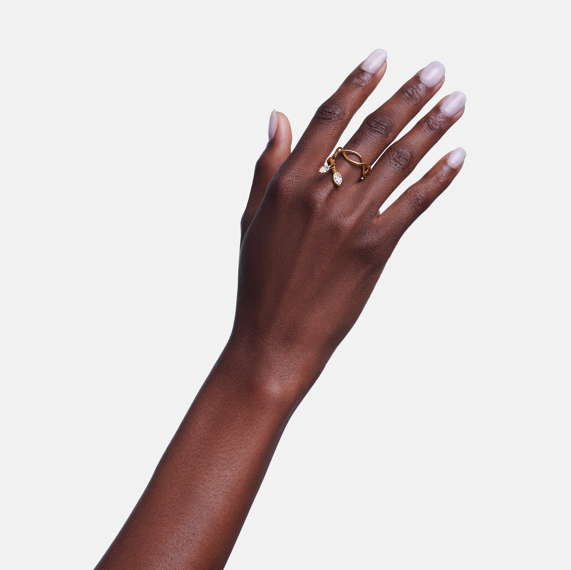 Duo Rush Ring – Gold Vermeil