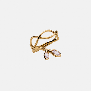 Racer Ring – Gold Vermeil