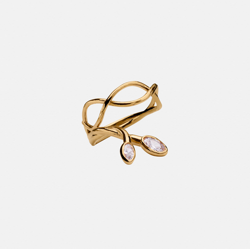 Duo Rush Ring – Gold Vermeil