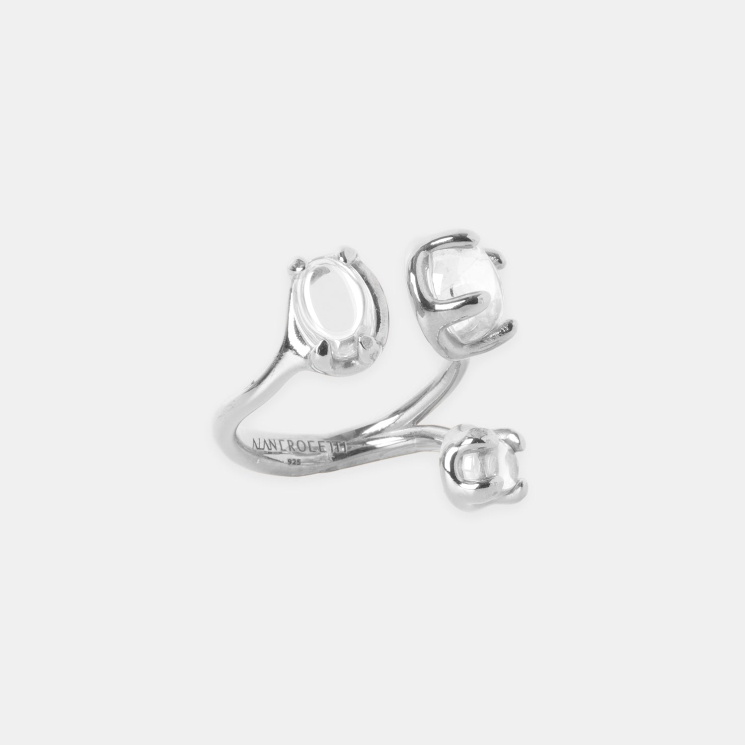 Sweat Ring – Rhodium Vermeil