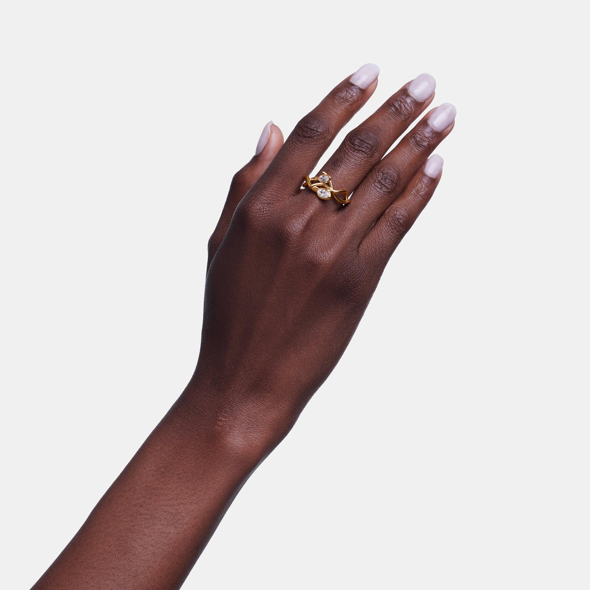 Twin Ring – Gold Vermeil